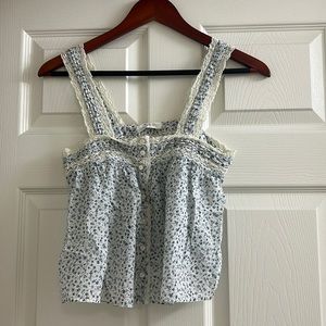 Doen floral tank top